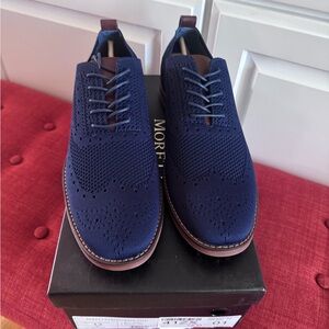 Men’s Navy Blue Oxford Shoes